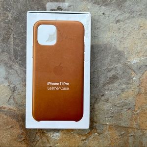 NWT apple brand leather iPhone 11 Pro case